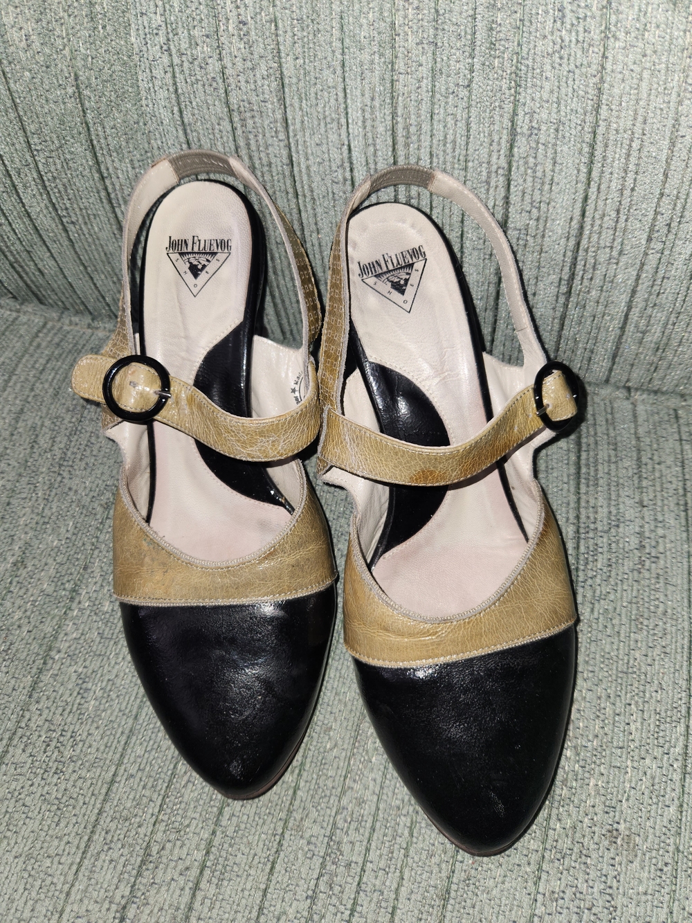 🍉John Fluevog Blind Faith Slingback Pumps
